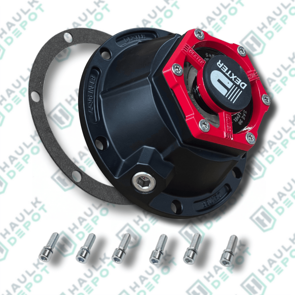 Aluminum Oil/Grease Cap – Fortress Bolt-On – For 9K–12K Hubs | DXT