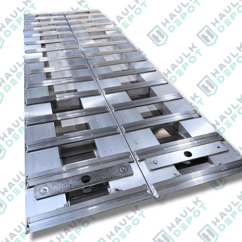 Aluminum Trailer Ramps – 96" Long – 12,000 lbs Capacity | HD