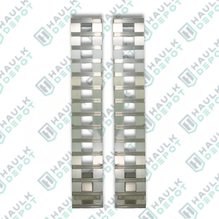 Aluminum Trailer Ramps – 96" Long – 12,000 lbs Capacity | HD