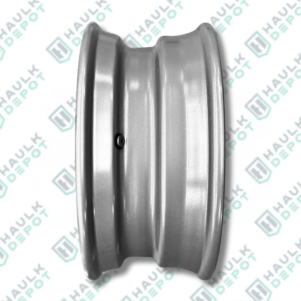 Trailer Wheel Rim – 17.5" – Silver – 8 Lug x 6.5" – 6,005 lbs – For Heavy-Duty Trailers | DXT