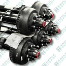 10K Axle Assembly – HF 74.5" – SC 42.5" – Hydraulic Brakes – Pre-Assembled | DXT