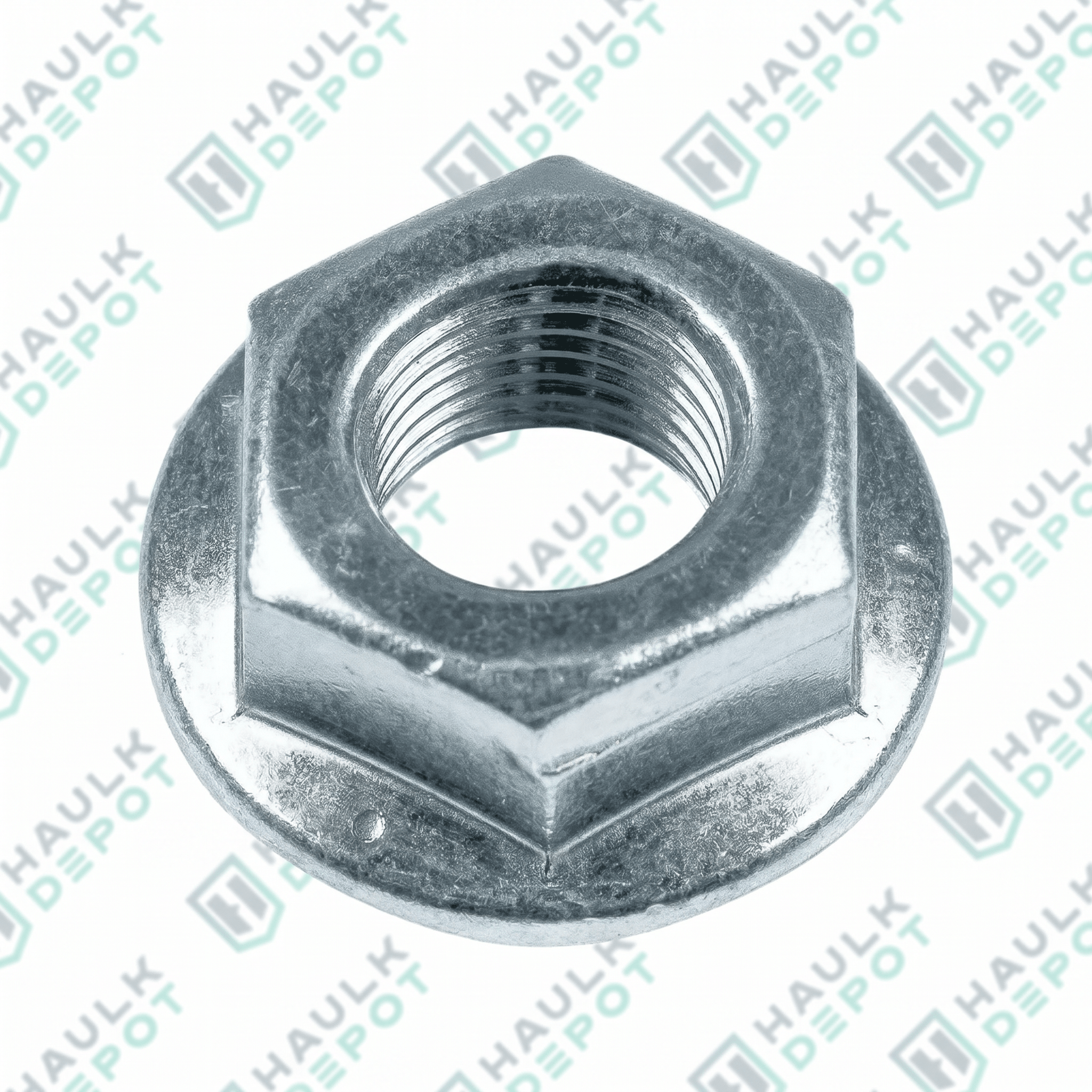 122103 - Hex Flange Lock Nut – 7/16"-20 – Zinc Plated – Grade 2 Suspension Nut | LPT