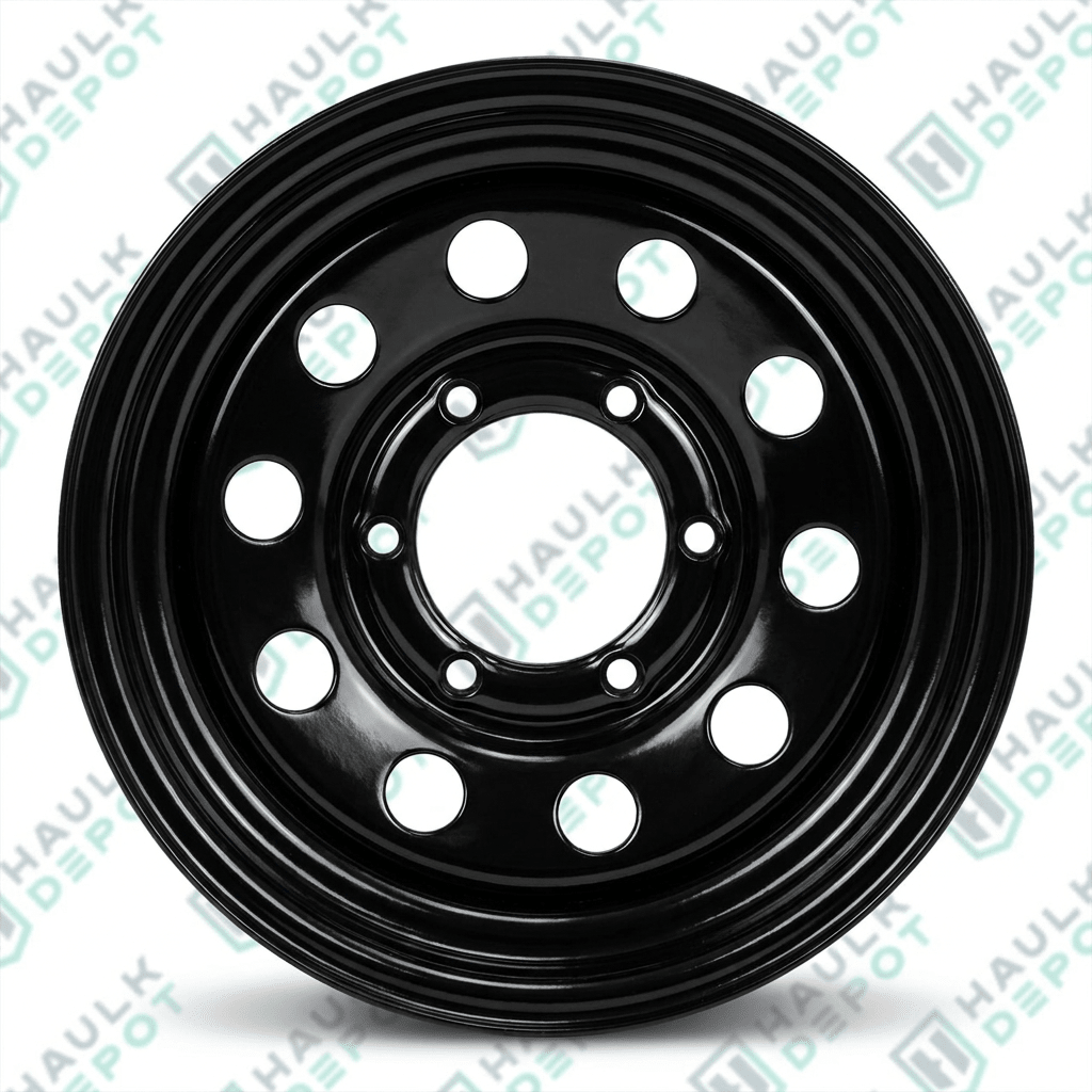 17-233-1T - 15" x 6" Modular Steel Wheel – 6 on 5.5" – Black | DEXSTAR