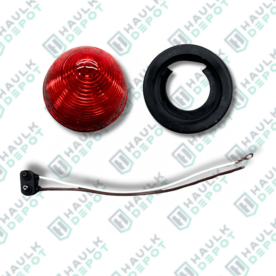 2" Beehive LED Marker Light – Grommet Mount – Red | JM