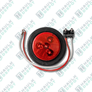 2" Round 4-LED Marker Light – Includes Grommet & Plug – Red | JM