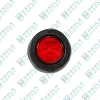 2" Round LED Marker Light – With Grommet & Pigtail – Red