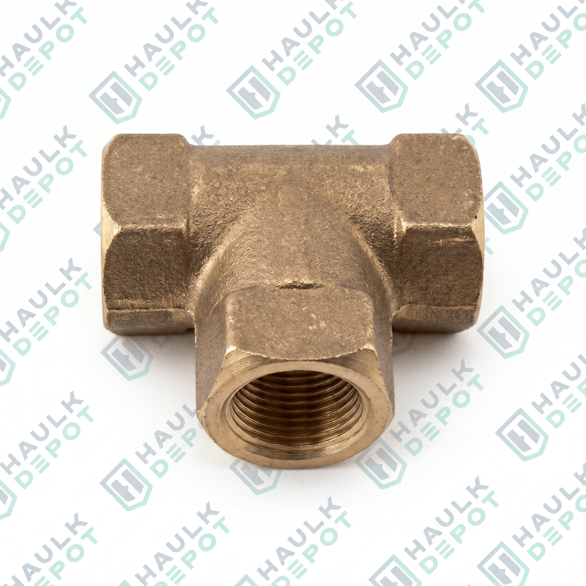 22406 - Hydraulic Brake Line T-Fitting – 3/16" Female Inverted Flare – Brass | SBTP