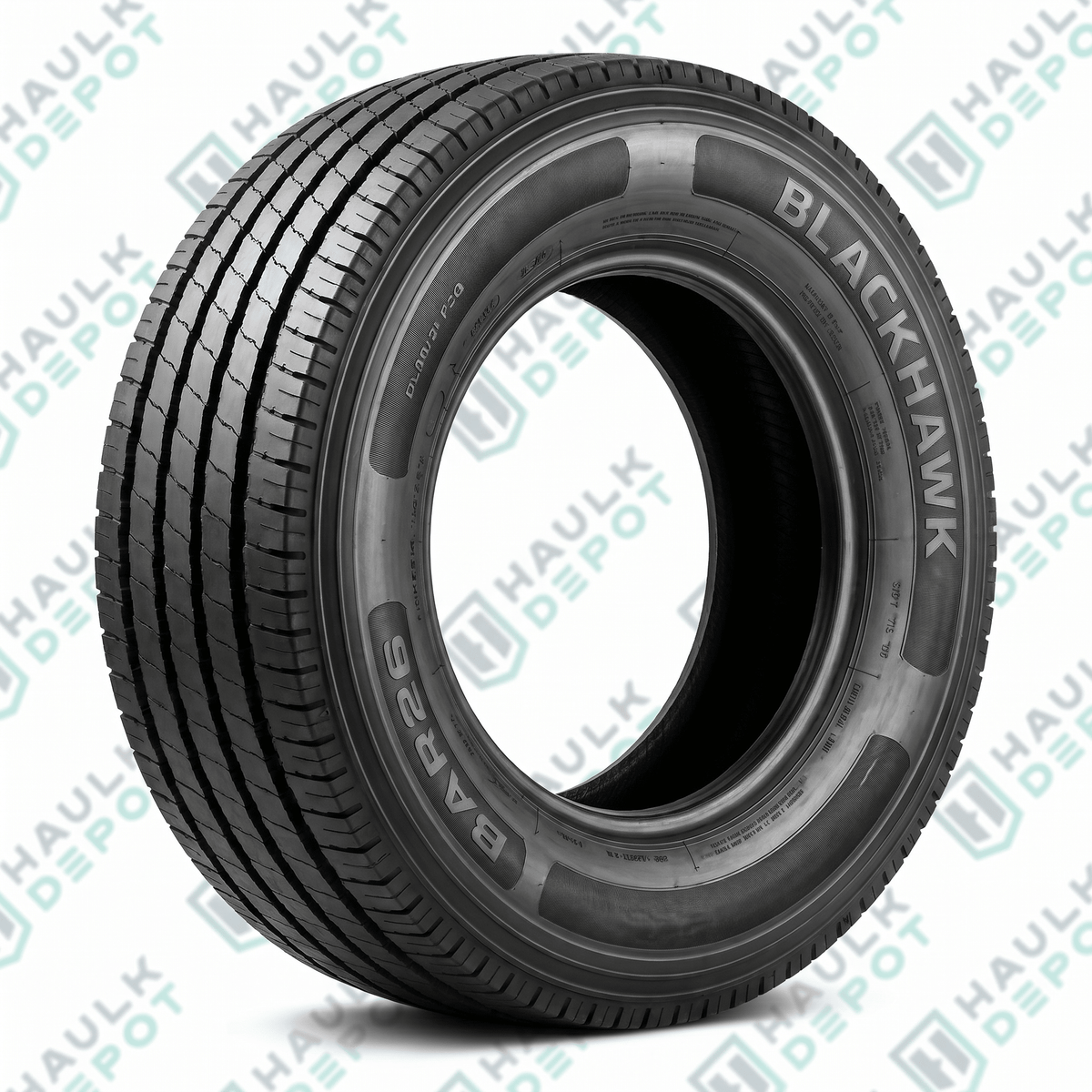 245/70R19.5 Radial Trailer Tire – Load Range H (16-Ply) – BAR26SP | BLACKHAWK