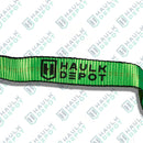 3-Point Wheel Strap - With Swivel J Hooks – 10' x 2" | HD