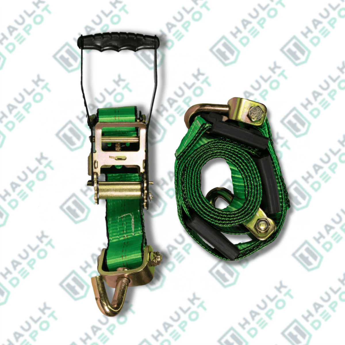 3-Point Wheel Strap - With Swivel J Hooks – 10' x 2