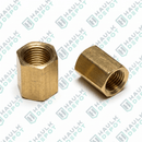 302X3 - Brake Line Union – 3/16" IF x 3/16" IF – Brass | BDT
