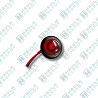 3/4" Round LED Marker Light – Red | JM
