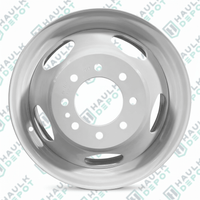560-08076B - Dually Steel Wheel – 17" x 6.5" – 8 on 6.5 – White | RRW