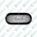 6" Oval LED Backup/Reverse Light – 10 Diodes – Flange Mount – White | JM
