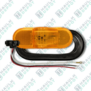 6" Oval LED Side-Turn Light – 8 Diodes – Amber | JM