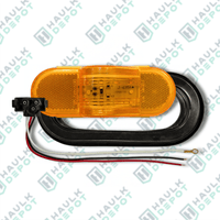 6" Oval LED Side-Turn Light – 8 Diodes – Amber | JM