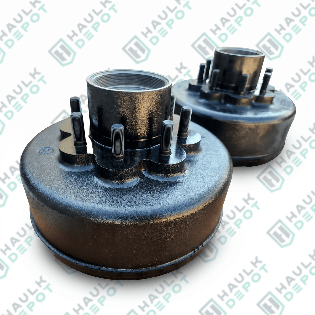 696104 - 8K Hub & Drum – KAUFMAN Mini 5 Straight Spindle – 12.25" x 3.75" | LIPPERT