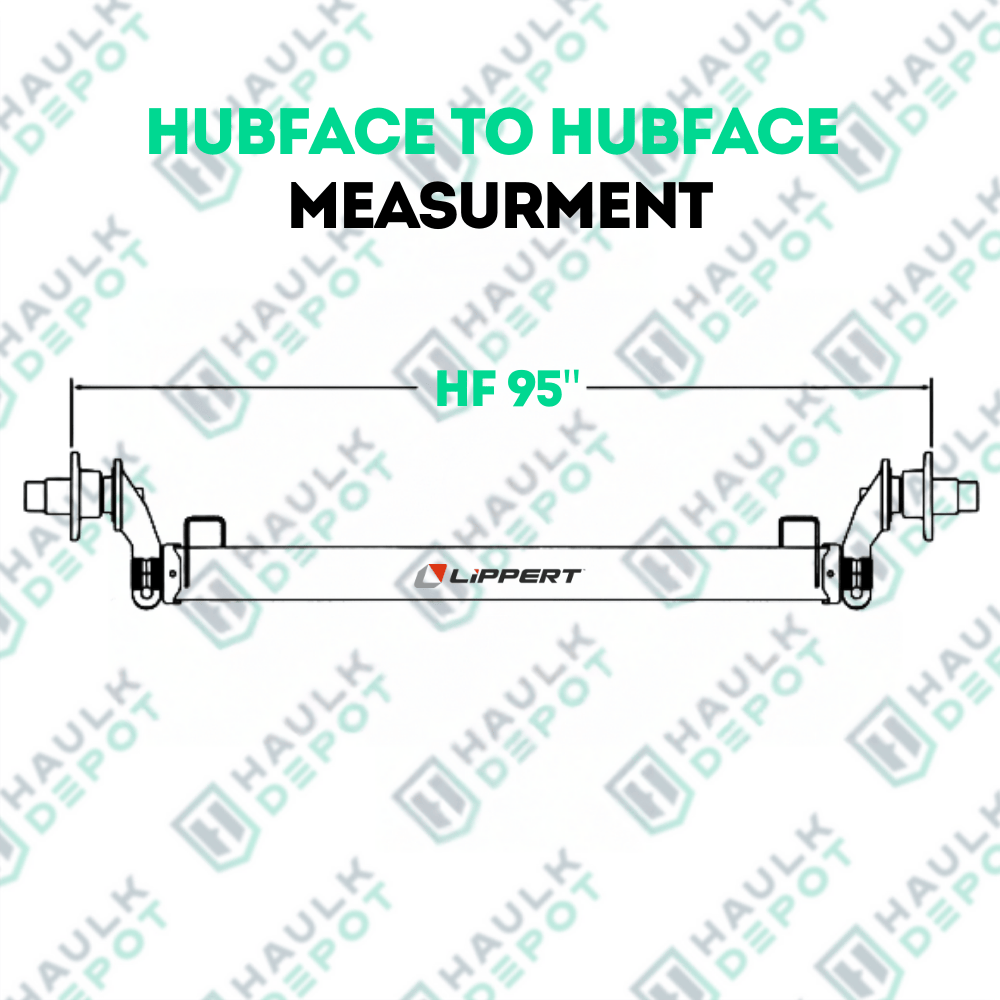 7K Torsion Axle – HF 95" – 10° DOWN | LPT