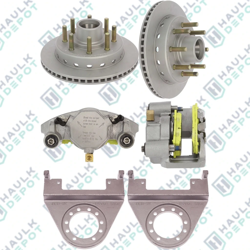 DBI-7K-10-NT-MAXX - 7K Integral Disc Brake Kit – One Axle Set – MAXX Coating – 5/8" Studs | DMX