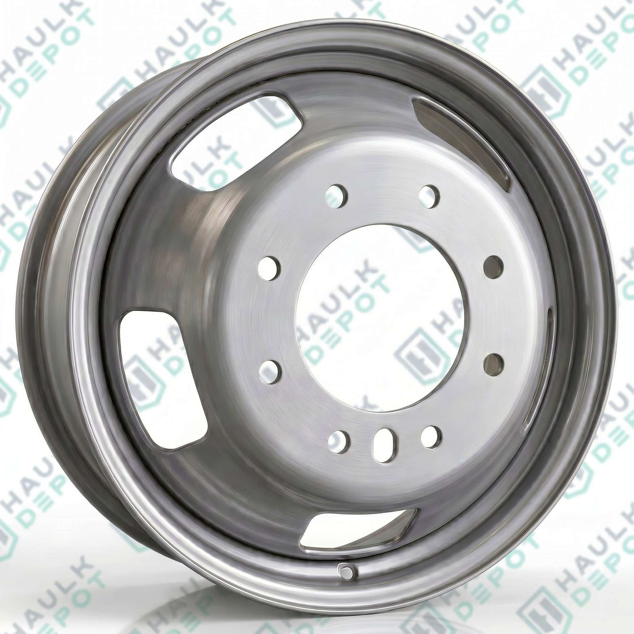 STE560-02704 - 17" x 6" Dually Steel Wheel – 8x200mm – Silver – Ram 3500 DRW (2019–Present) | Road Ready Wheels