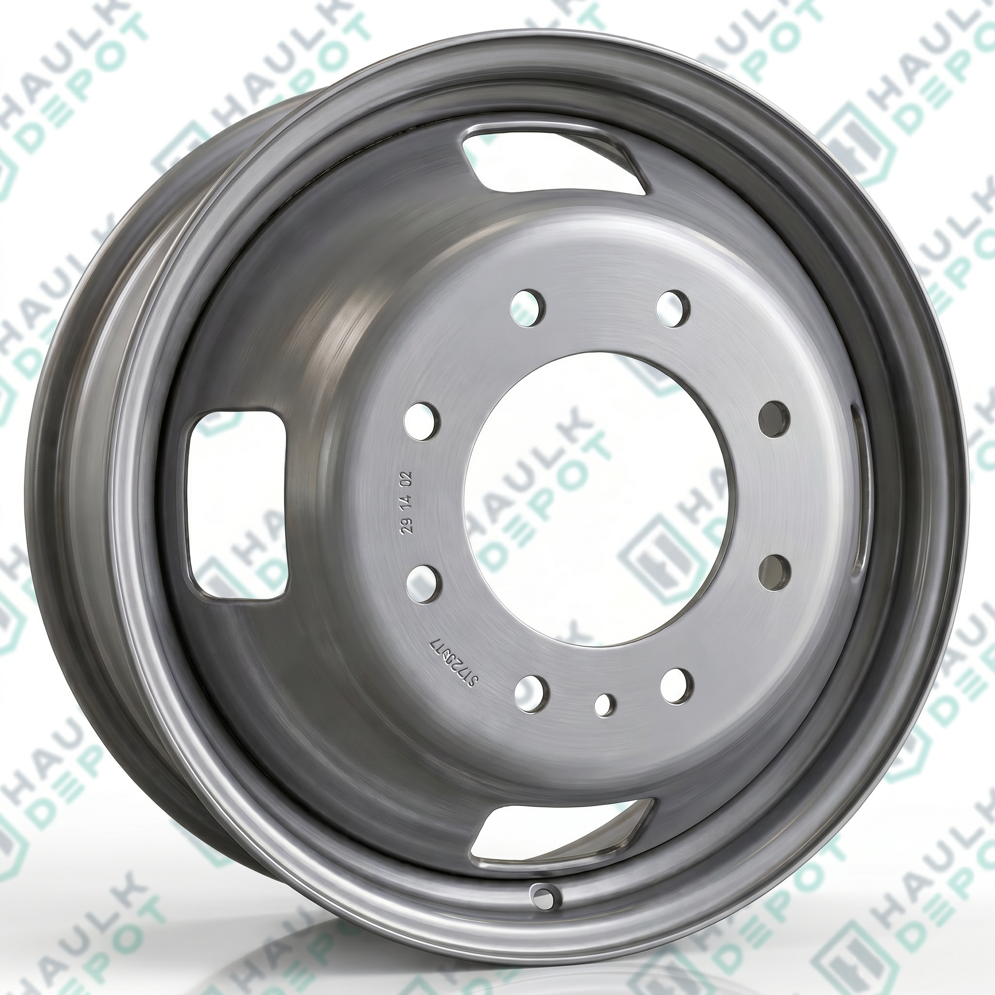 STE560-3615 - 17" x 6.5" Dually Steel Wheel – 8x200mm – Silver – Ford F-350 (2005–2024) | Road Ready Wheels