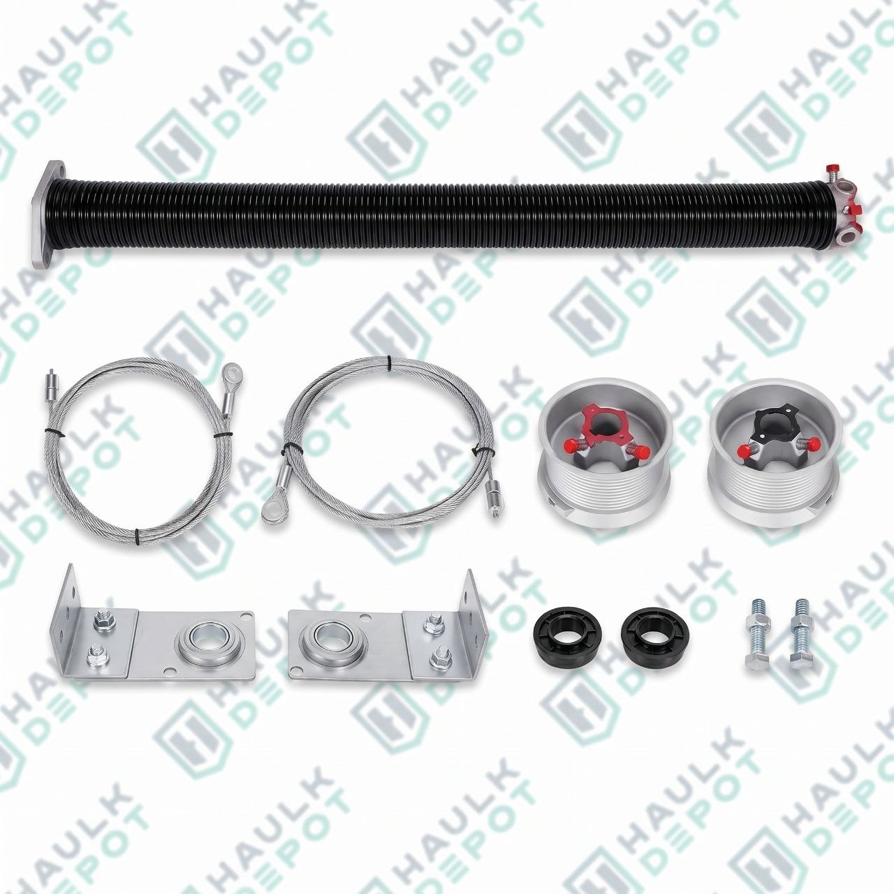 Kit de asistencia de resorte para puerta de rampa: para rampa de remolque de 7 pies