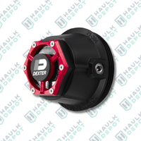 K21-304-00 - Aluminum Oil/Grease Cap – Fortress Threaded – For 10K–16K Hubs (3.75" O.D.) | DXT