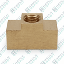 BP18-375 - Hydraulic Brake Line Tee – 3/8"-24 Brass Tee – For 3/16" Brake Line – 2 Pack | DXT