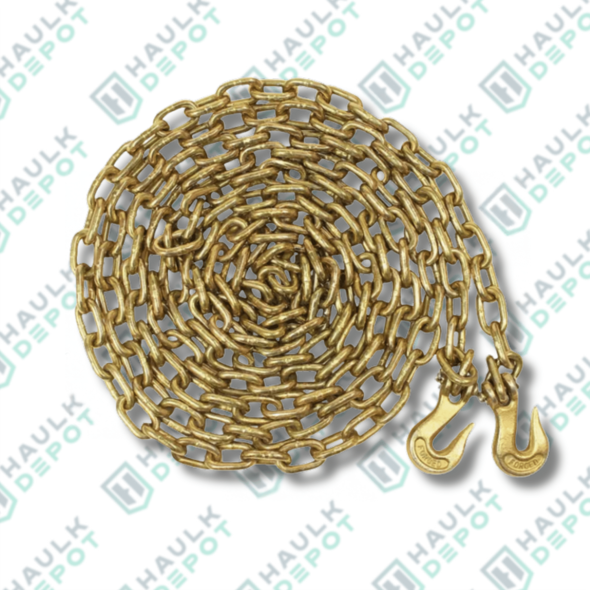 Chain Assembly – 1/2" x 20 ft – Grade 70 – Grab Hooks Both Ends | INA