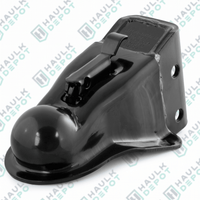 CTA-400 - Adjustable Channel Coupler – 2-5/16" Ball – 14,000 lbs – Thumb Latch – Black | LPT