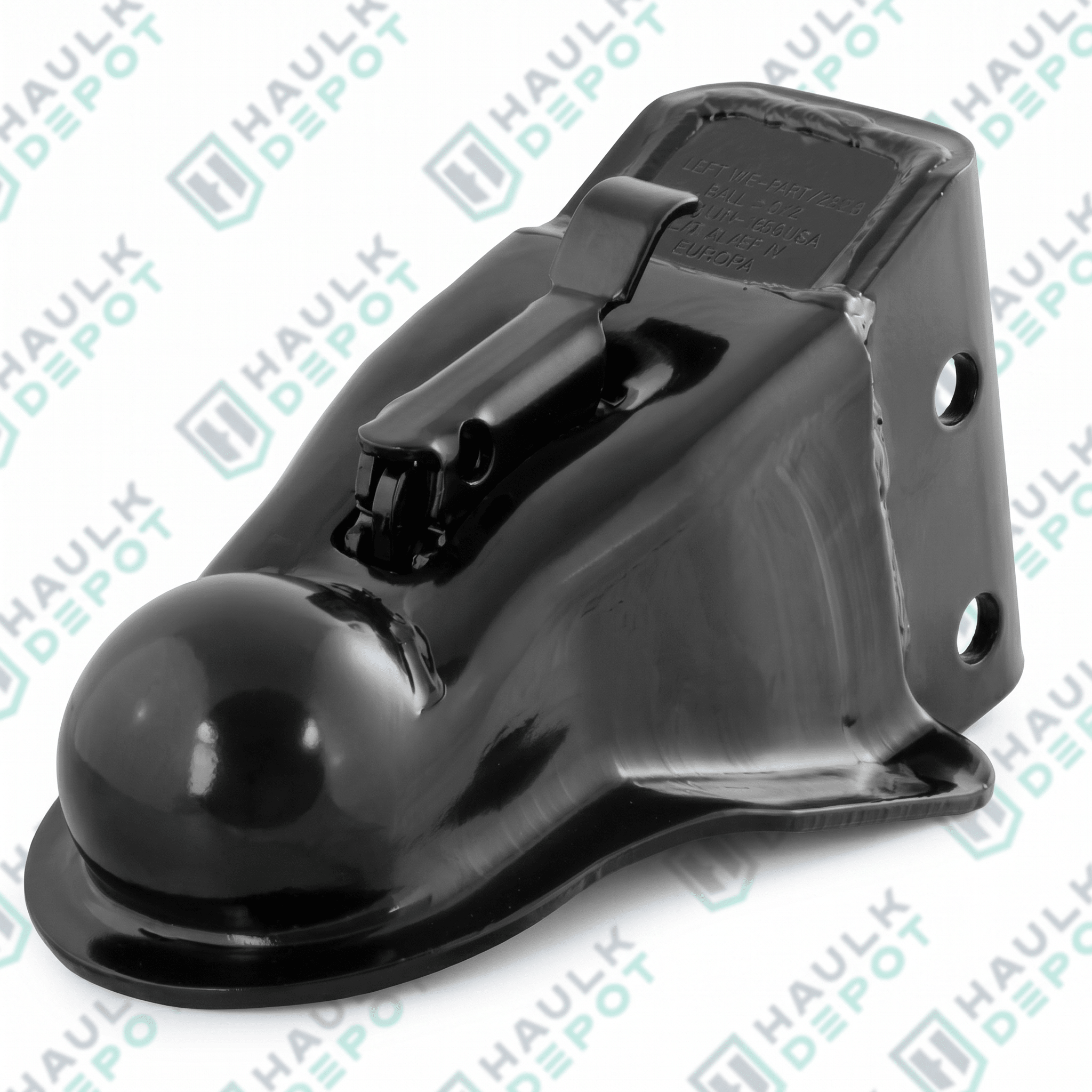 CTA-400 - Adjustable Channel Coupler – 2-5/16" Ball – 14,000 lbs – Thumb Latch – Black | LPT