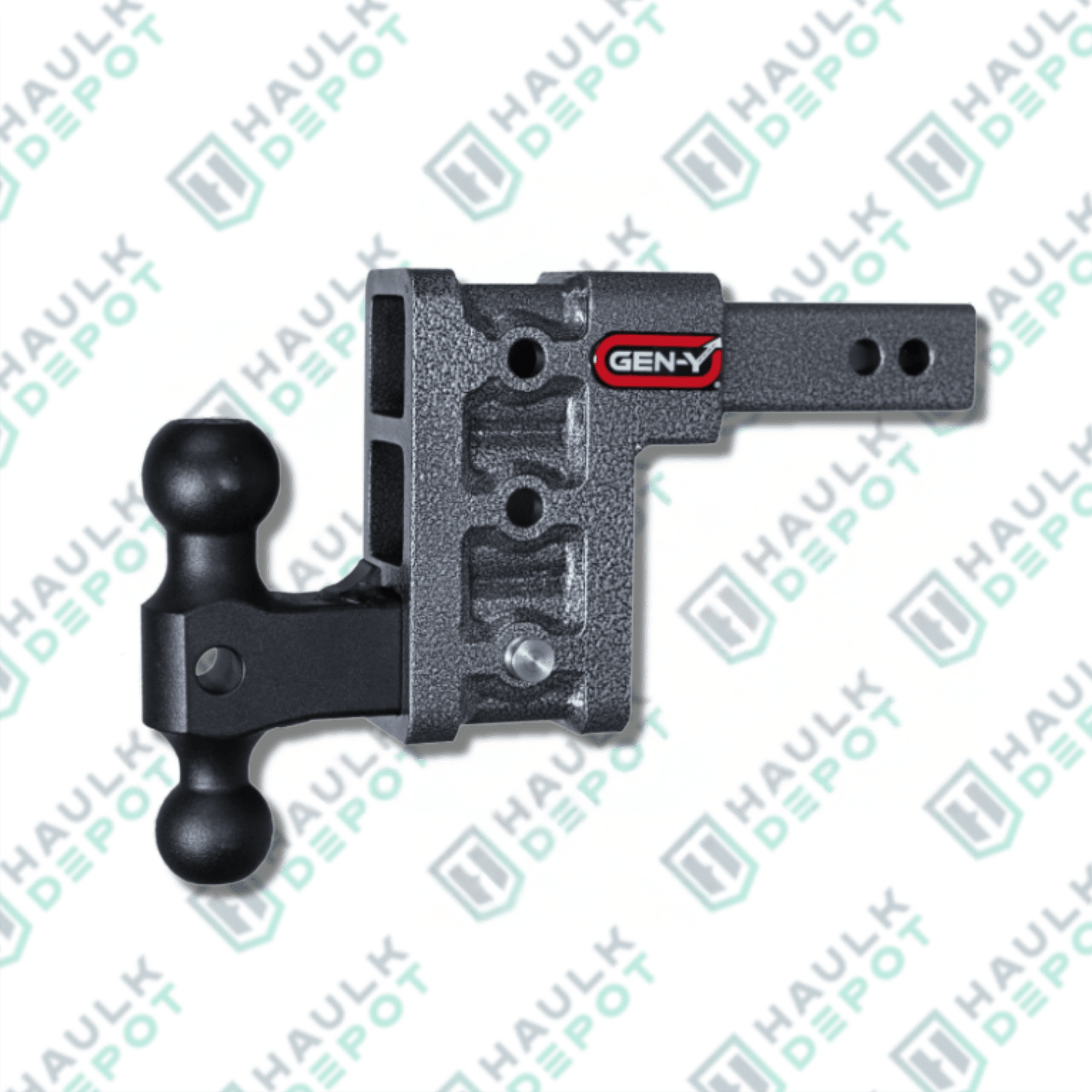GH-513 - MEGA-DUTY Dual Ball Mount – 2" Shank – 5" Drop – 16K | GEN-Y