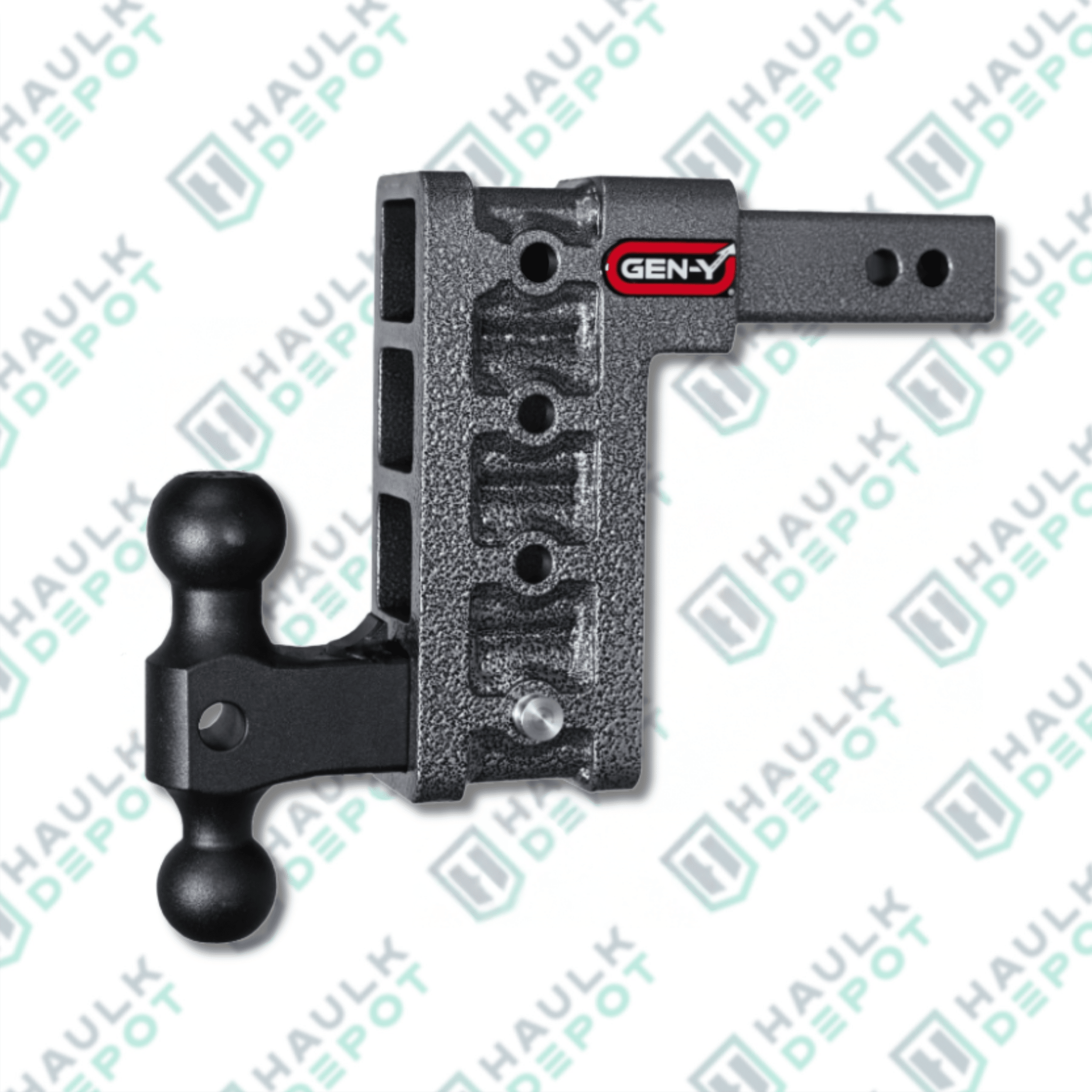 GH-514 - MEGA-DUTY Dual Ball Mount – 2" Shank – 7.5" Drop – 16K | GEN-Y