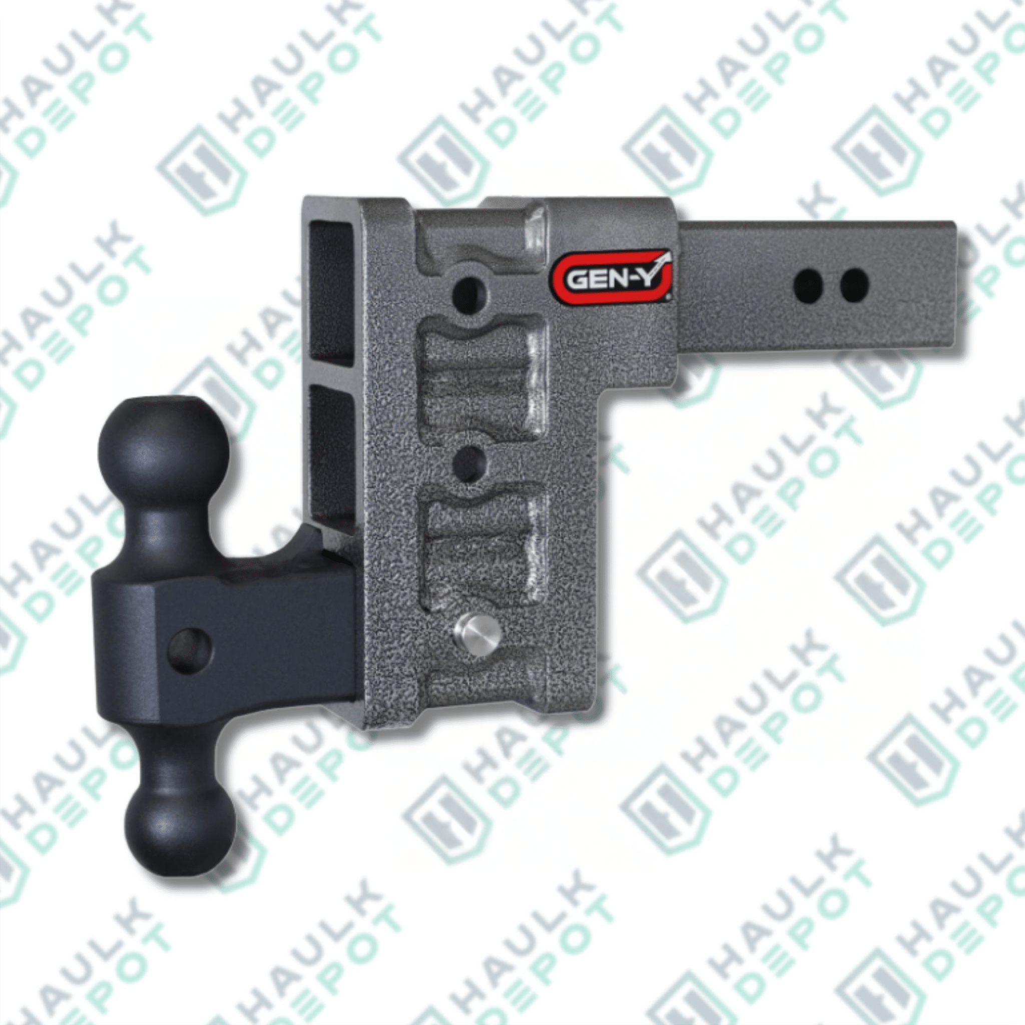 GH-613 - MEGA-DUTY Dual Ball Mount – 2.5" Shank – 6" Drop – 21K | GEN-Y