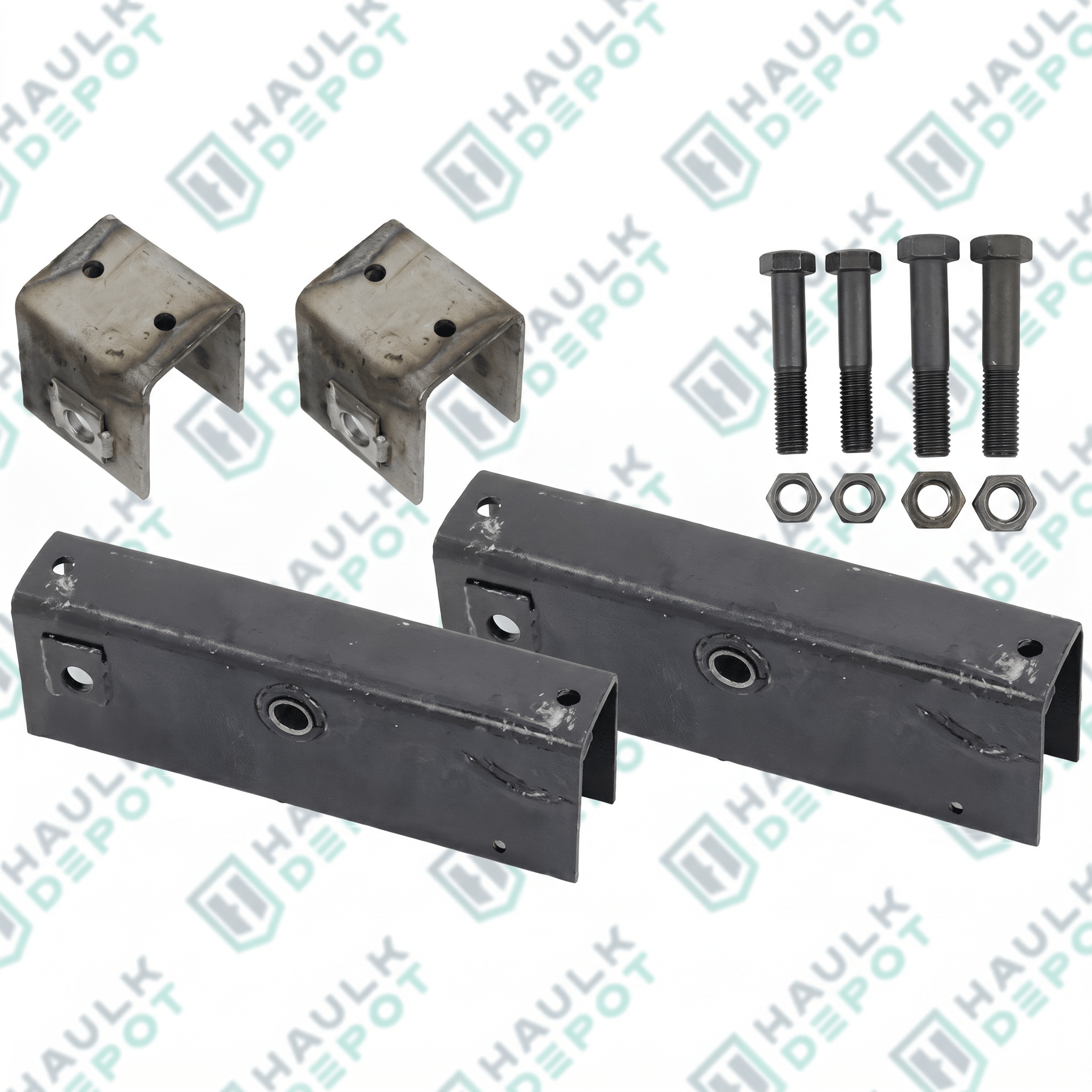 HAP-203-02 - Kit de suspensión multieje y piezas de fijación – Para ejes de 10 000 a 15 000 libras – Espaciado entre ejes de 42,25" – Resortes de 3" | MT