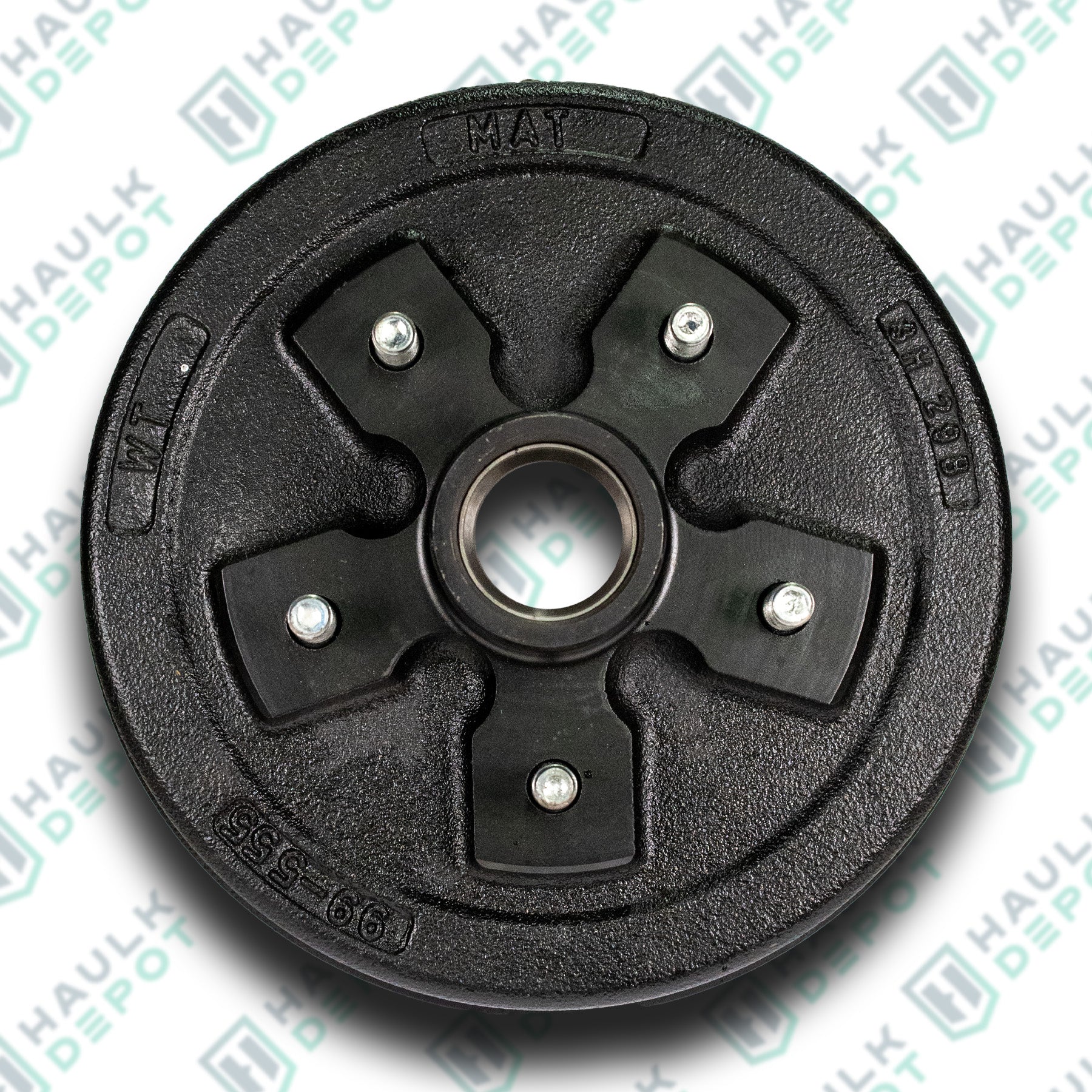 Hub & Drum – 3.5K Axle – 5 on 5.5 – 1/2" Studs | MT