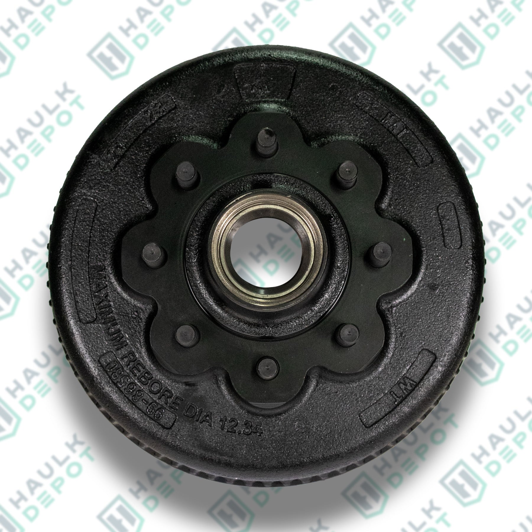 Hub & Drum – 8K Axle – Oil Cap Design – 8 on 6.5 – 5/8" Studs | MT