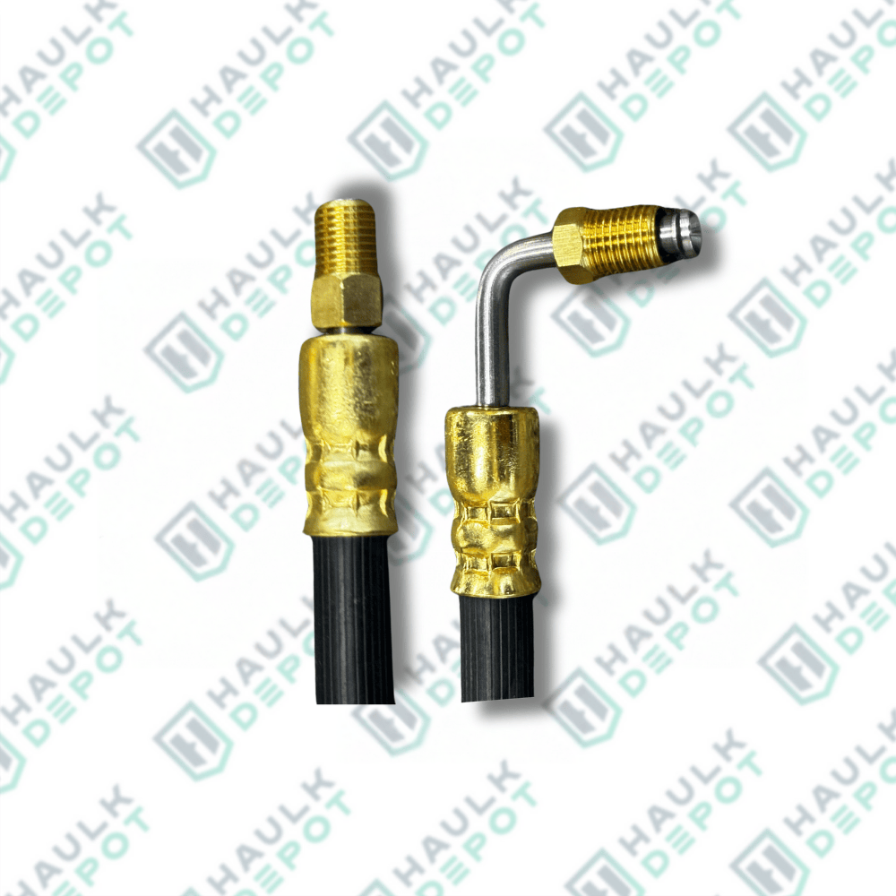 Hydraulic Brake Line Hose – 2FT – Male / 90° Male – 3/16" Ends
