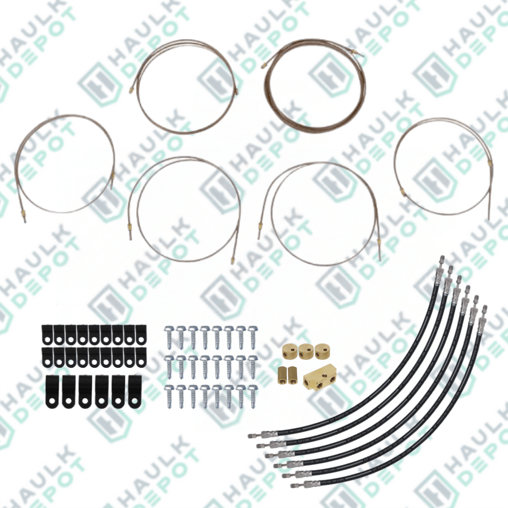 HYDRAULIC BRAKE LINE KIT - FOR TRI-AXLE - 3/16" ENDS - HYDRASTAR