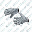 INA-SE-LGL - Leather Palm Industrial Work Gloves – XL – Split Leather Safety Gloves | INA