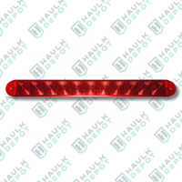 J-5354-R - LED Light Bar – 15.5" – 11 Diodes – Aux Turn & 3rd Brake – Red | JM