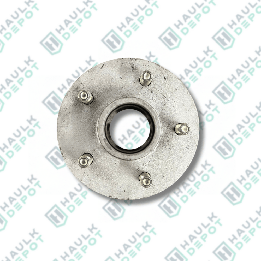 Marine Idler Hub – 3.5K Axle – Zinc Plated – 5 on 4.5 – 1/2" Studs | MT