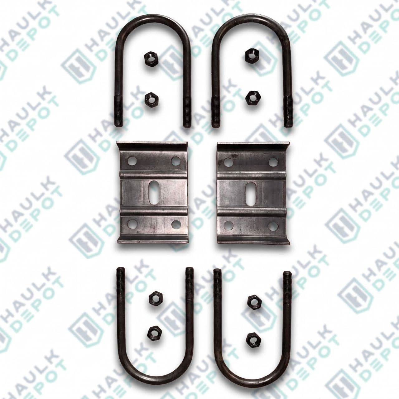 MATAPUBR-55 (GR5) - Trailer U-Bolt Kit for 12K–16K Round Axles – 8" – Grade 5 | MAT