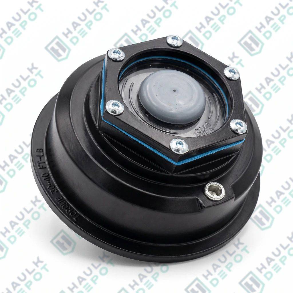 OC-400L - 4.00" Deep Aluminum Oil Cap Kit – Universal Thread – For Lippert 10K–16K Hubs | MT