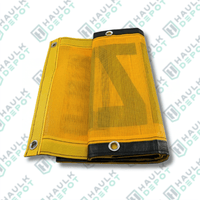 Oversize Sign Mesh Banner w/ Grommets – 18" x 84" – DOT Compliant | INA