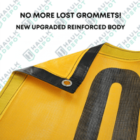 Oversize Sign Mesh Banner w/ Grommets – 18" x 84" – DOT Compliant | INA