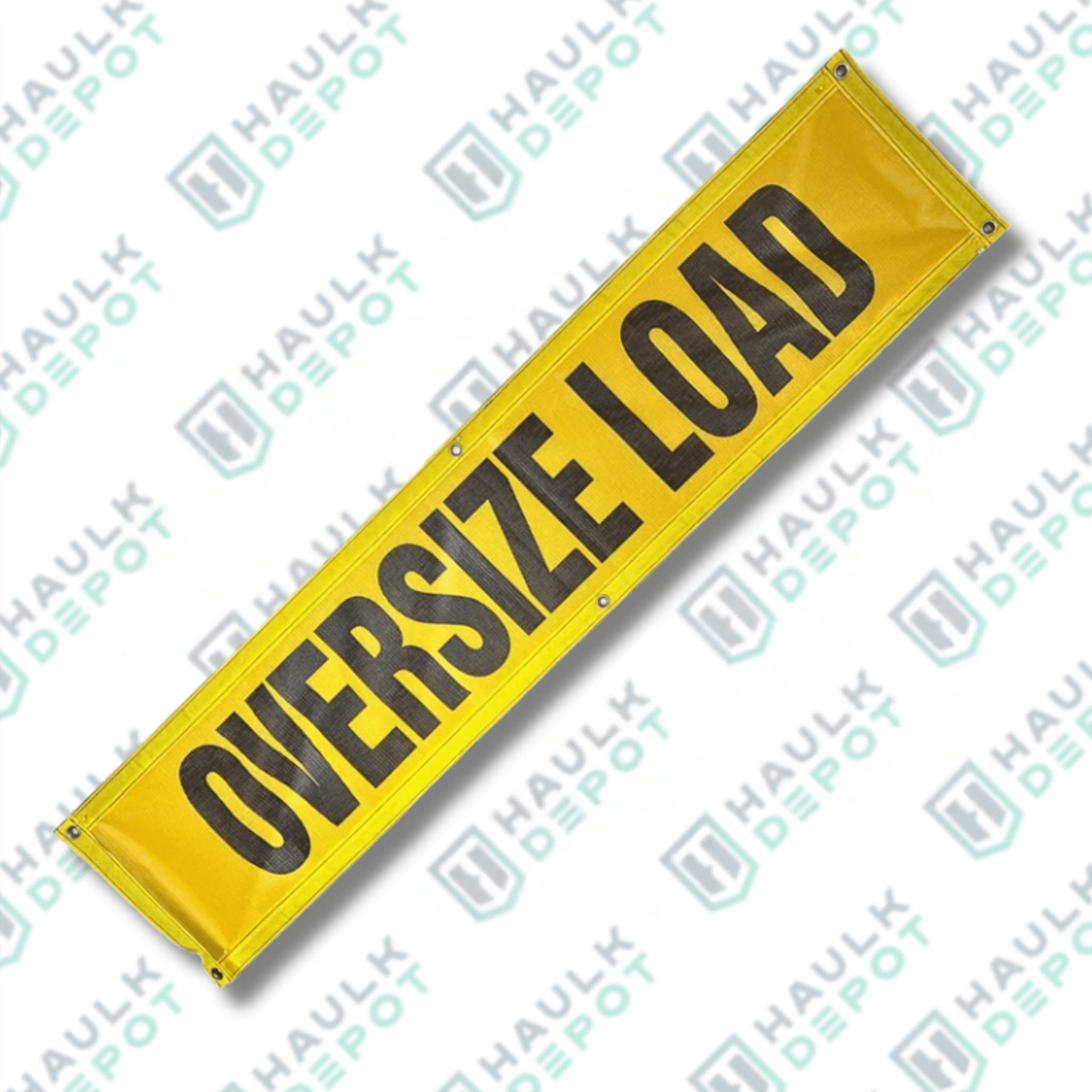 Oversize Sign Mesh Banner w/ Grommets – 18" x 84" – DOT Compliant | INA