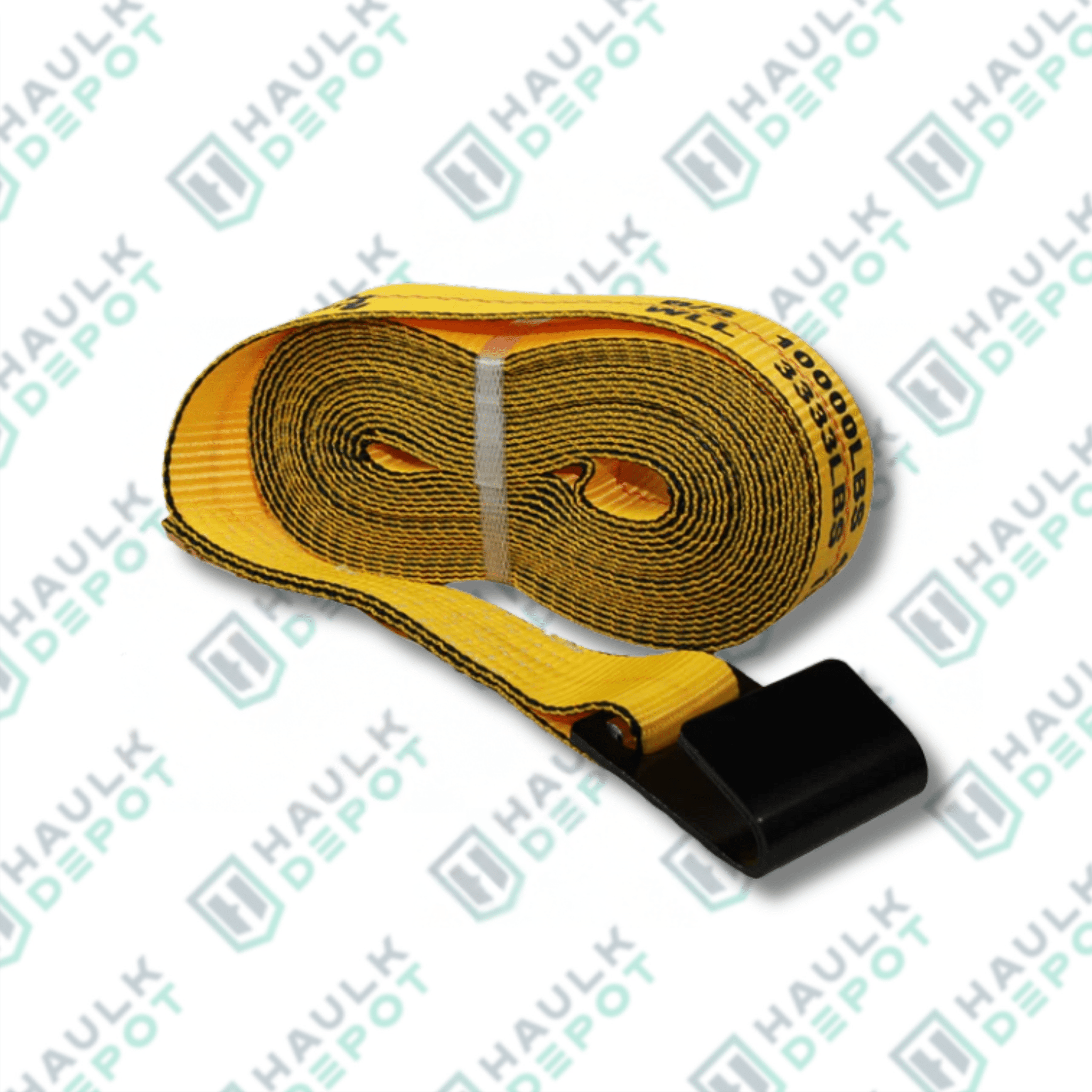 Ratchet Strap – 2" x 30' – Flat Hooks – Classic Short Handle – 3,333 lb WLL | INA