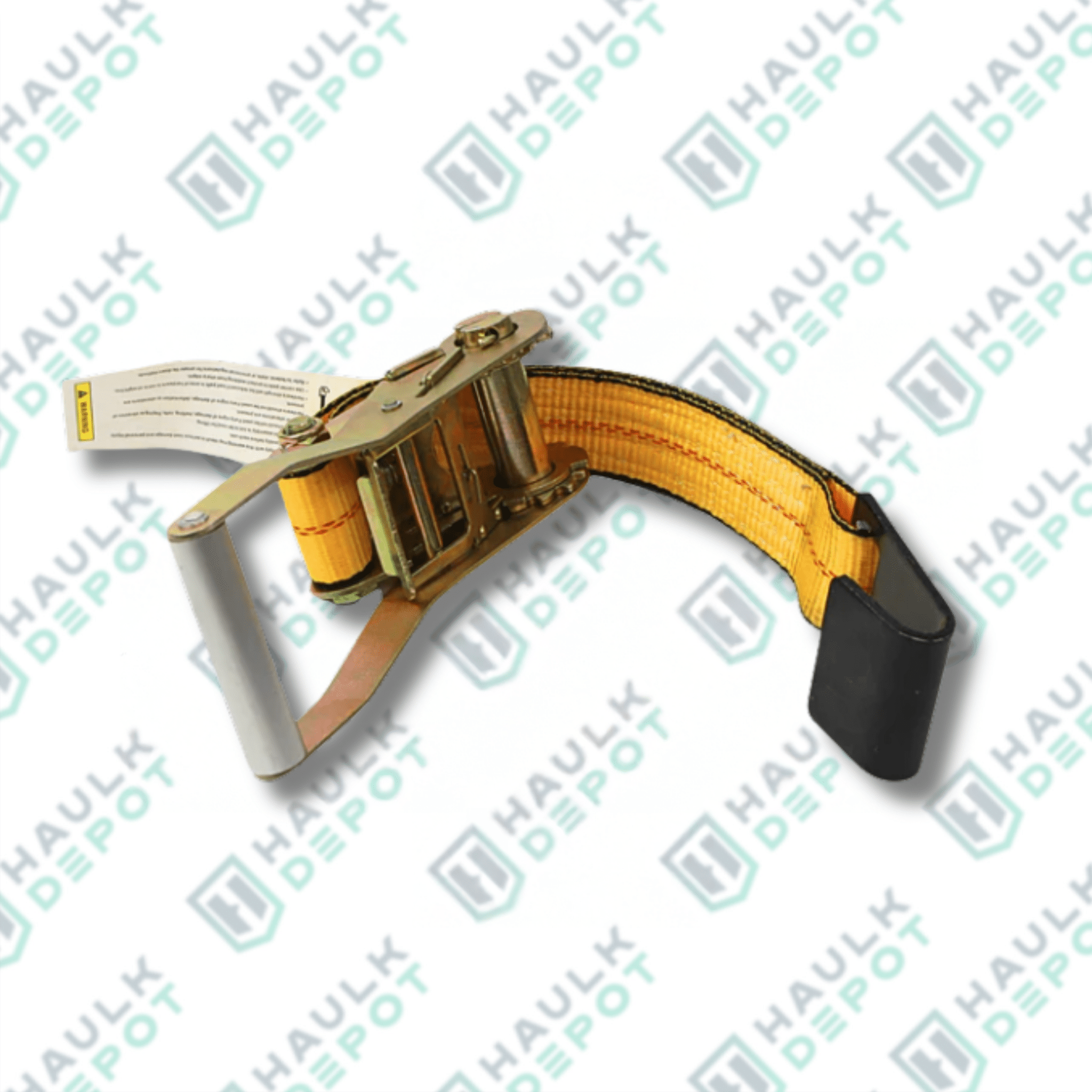 Ratchet Strap – 2" x 30' – Flat Hooks – Classic Short Handle – 3,333 lb WLL | INA