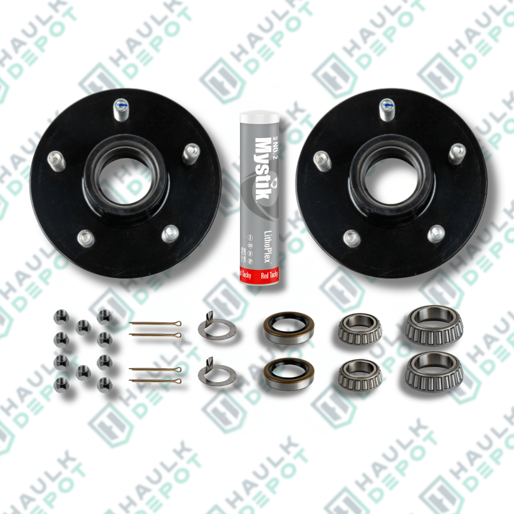 SERVICE KIT - 3.5K Trailer Idler Axle Kit - 5 on 4.5 – 1/2" Studs | HD